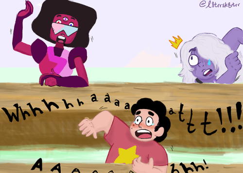 l8trrsk8trr:  I was hella inspired to finish this mini comic because of the new episode!! Ah it was so cute, but also confirmed so many theory’s!!!! This was based off of this funny scene that never failed in getting me to laugh and smh…. 