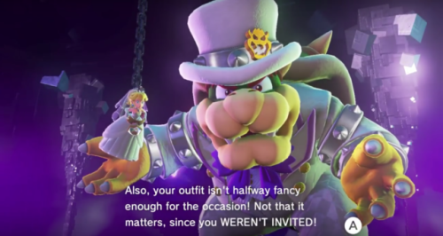 snoopingasusualisee: coffeedads:  panpinecone: bowser reacting to mario’s tux vs bowser reacting to 