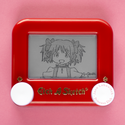 I want to be good at drawing on an Etch A Sketch!*the contract is sealed*