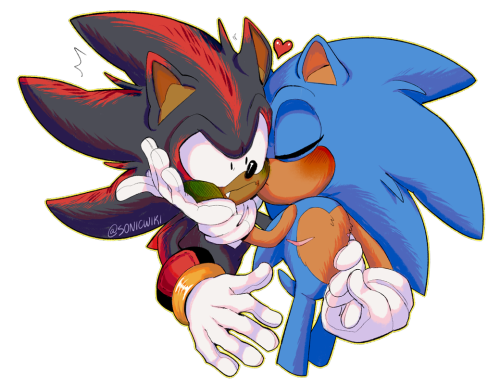 sonicwiki: he’s shy!!!(click for better quality)