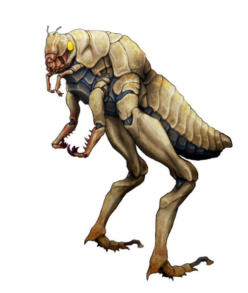 diceyjune:giant bipedal locust absolutely not