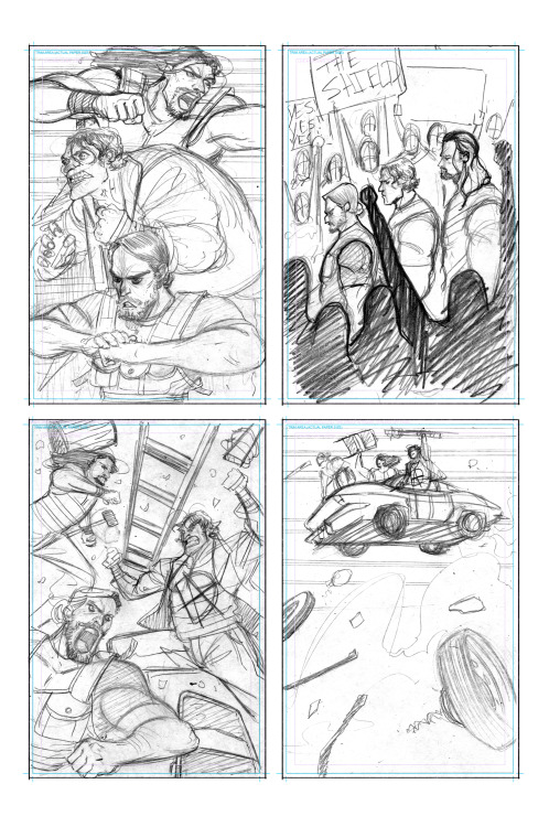 Process for a WWE The Shield cover that got the axe in the end. ¯\_(ツ)_/¯