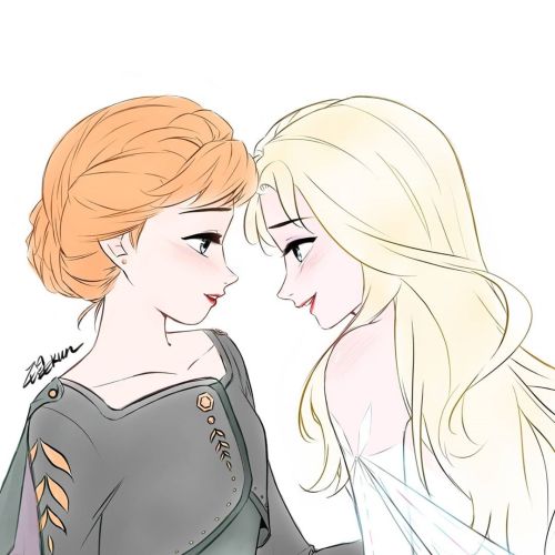 amy-scans:❄️ Elsa ️ Anna ❄️ ️ ️ ️ ️ Artist/Author: http://kunchongkunchong.tumblr.com ️ ️ ️ ️ #elsa 