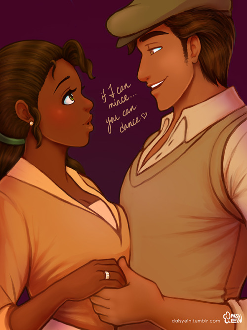 daisyein:More practice with Tiana and Naveen from Disney’s “The Princess and the Frog”. Can you tell