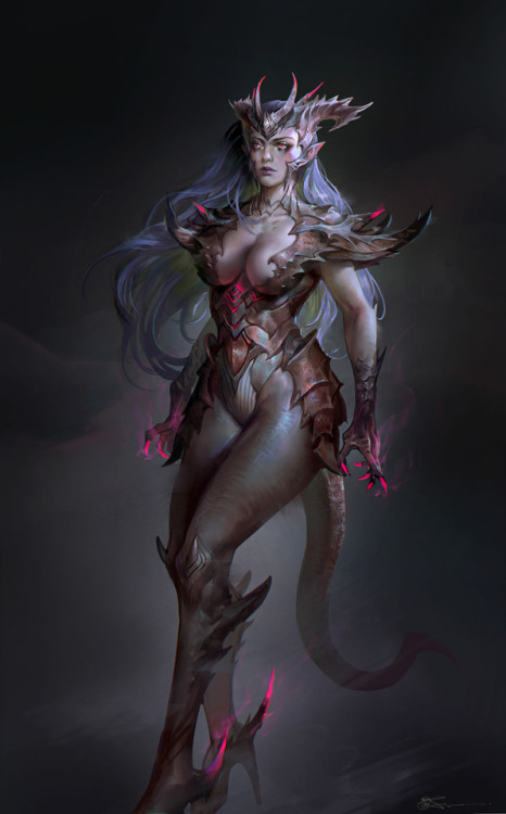 Devil Suit  jeremy chong www.artstation.com/artwork/dO3gg3