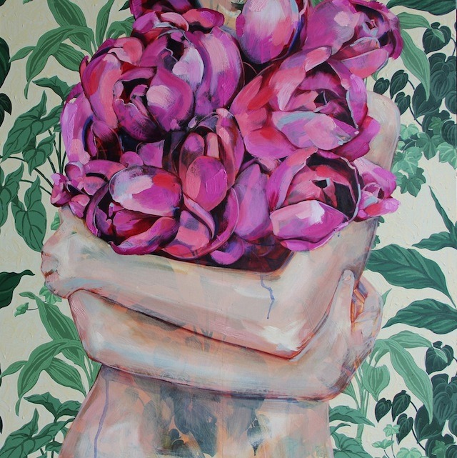 wordsnquotes:  artsnskills:Wallflowers by Jessica Watts  Australian painter Jessica