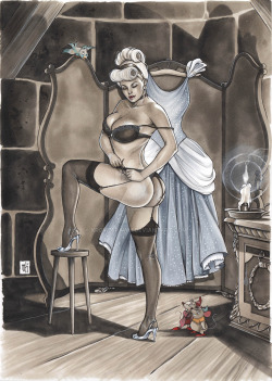 fairy34tales:    Cinderella Commissionby Kromespawn   