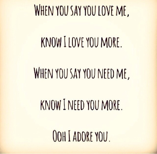    ADORE YOU 
