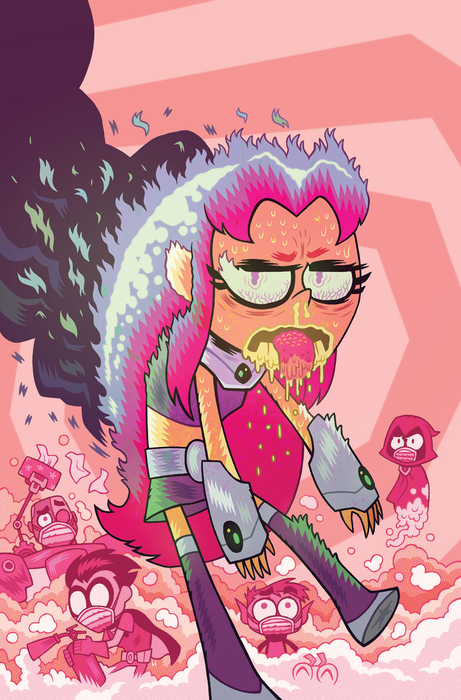 biggoonie:  Teen Titans Go! #17 by Dan Hipp   TEEN TITANS GO! #17Written by IVAN