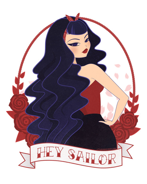 littlepaperforest - Sailor Senshi Pin-Up Style! ♡A little set of...