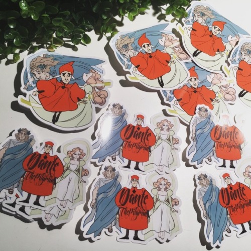 My stickers have arrived for those that preordered the book! So those Dante The Preorders will be fl
