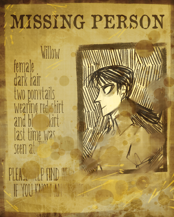 mustachossom:  Don’t Starve missing posters I did for my WTFC team %) some headcanons
