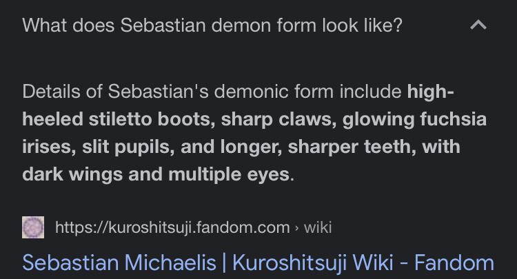 Sebastian Michaelis, Kuroshitsuji Wiki