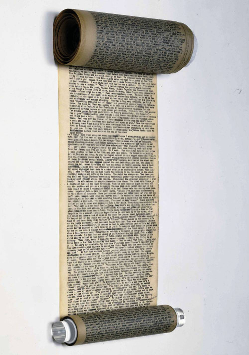 likeafieldmouse:Jack Kerouac’s On the Road“Using a manual typewriter in a New York City loft, Jack K