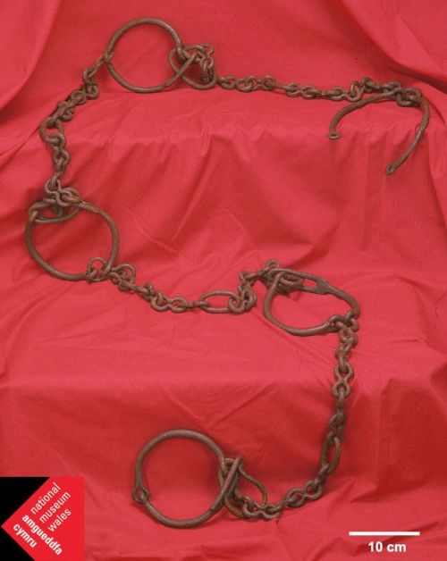 Gang chain from the Llyn Cerrig Bach hoard (Anglesey, Wales).  It would have been used during t