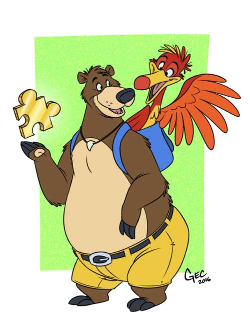 Porn Pics eligecos:  Banjo-Kazooie redesigned as Disney