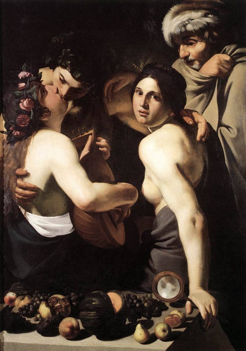 centuriespast:  MANFREDI, Bartolomeo Allegory of the Four Seasons c. 1610 Oil on