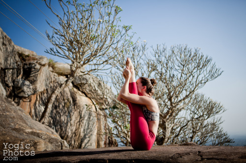 Dana in Melkote, India Dana teaches at Land Yoga in NYC Christine Hewitt © yogicphotos.com