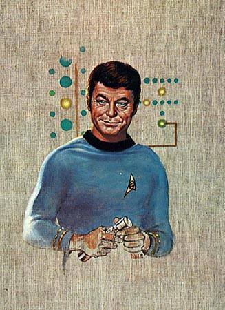 Star Trek: The Original Series Main Cast By Frank Kelly Freas.
