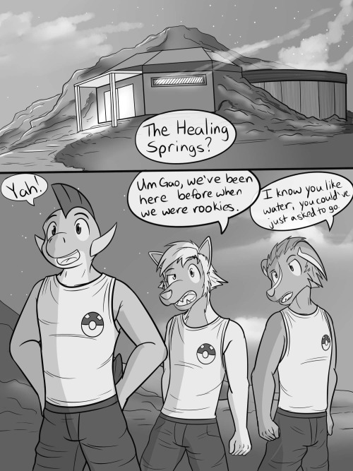 PCA: Timeskip Tales, pg 3-4Once you get old enough, the PCA students get to use hot springs at any h