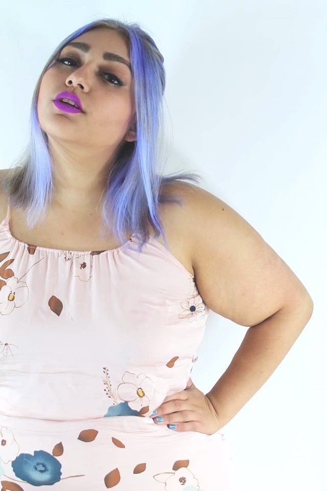 crazyexgalpal:  I am a summer flower. Dress: Tucker NYC Shoes: Manolo Blahnik  Lips: