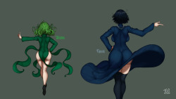 ninsegado91: thegoldensmurf: Tatsumaki &amp; Fubuki (One-Punch man). Sweet view 