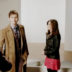 clara-and-the-chinboy:  #this is the best thing ever #because ten is so smug #like “some girl you got there doctor, wink wink” #and eleven isn’t even mad #he’s just like “believe me, I know”  