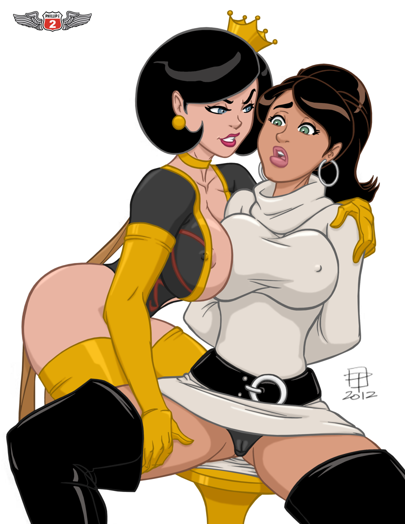 nsfw-yuri-toons:  Lesbian Lana KaneRequest FilledSource: Rule 34 bouru