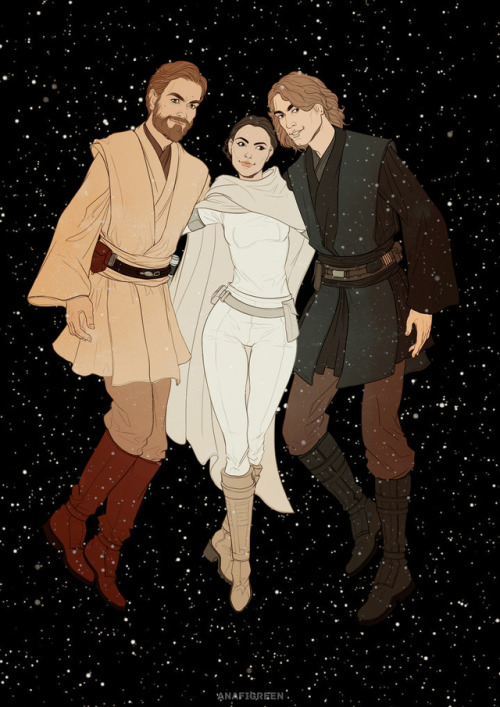 anafigreen:It’s always three of us lost among the starsMay the 4th be with you!