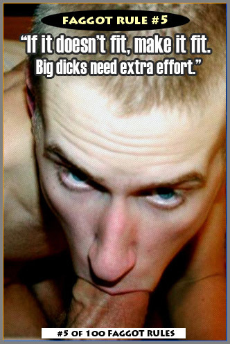 Sex sodomitedad:  bottomeric:  Faggot Rules #1 pictures