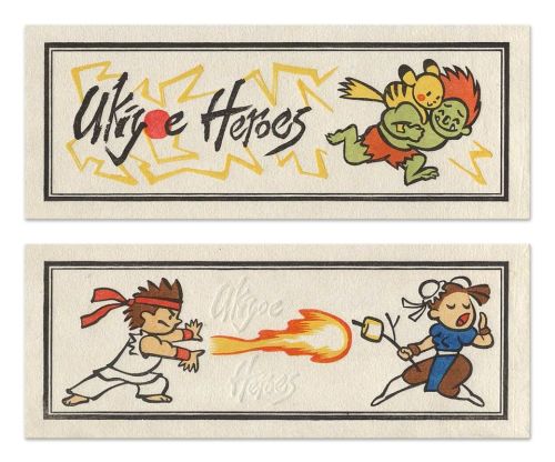 xombiedirge:  Chibi Gaming Woodblock prints by Jed Henry / Tumblr / Store 