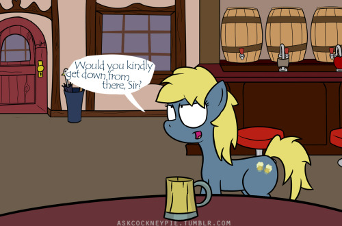 askcockneypie:  Ally - You can use seats like everypony else.  xD And aww ;w;
