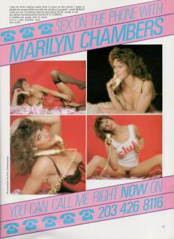 Club magazine, July 1983 Visit Private Chambers: The Marilyn