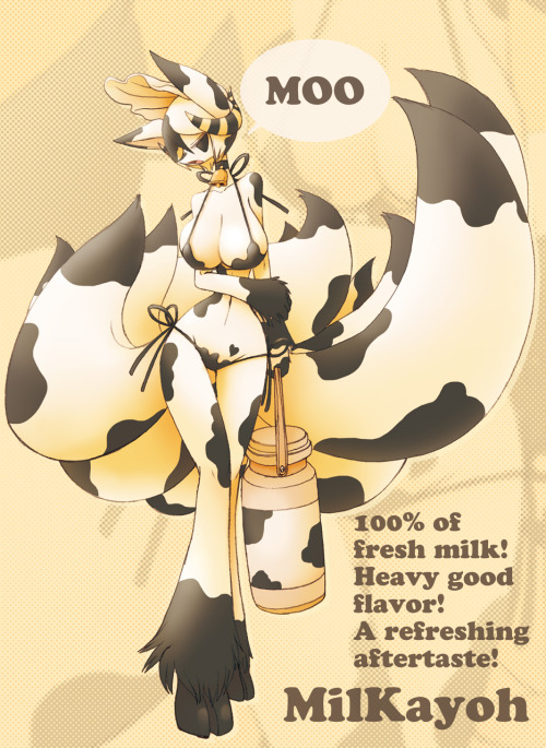 azatoianimal:  ホムペ隠しページでリクエスト頂いたシリーズ22「  Kayoh dressed as a cow  」