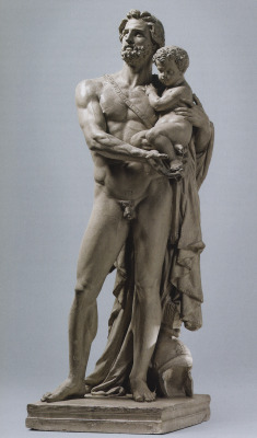 ganymedesrocks:  beardbriarandrose:Jean-Baptiste Carpeaux, Hector Imploring the Gods in Favor of His Son Astyanax, 1854, patinated plaster Jean-Baptiste Carpeaux (1827-1875) was a French sculptor and painter during the Second Empire under Napoleon III.