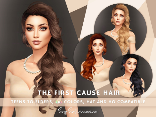 sonyasimscc:DOWNLOAD (CURRENT WEEK)♠ The First Cause Hair *PATREON*♠ The Stone Rolled Away Hair *TSR