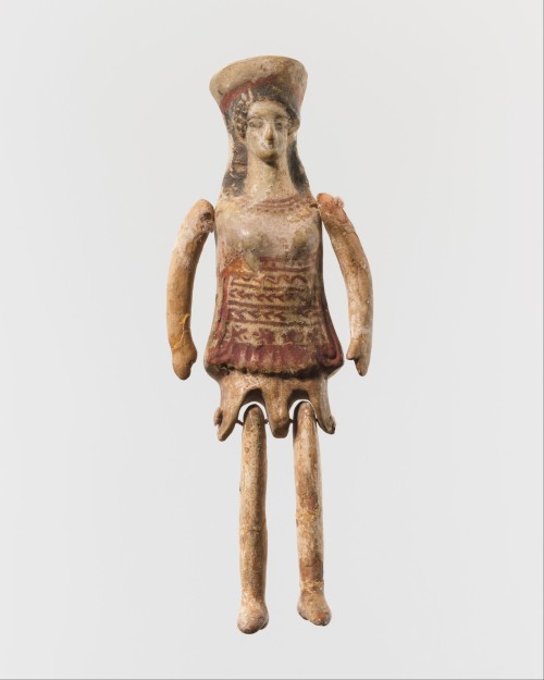 ‘Dolls’ from ancient Greece with articulated arms. Were these children&rsquo;s toys, charms to ward 