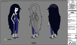 selected model sheets from Betty lead character