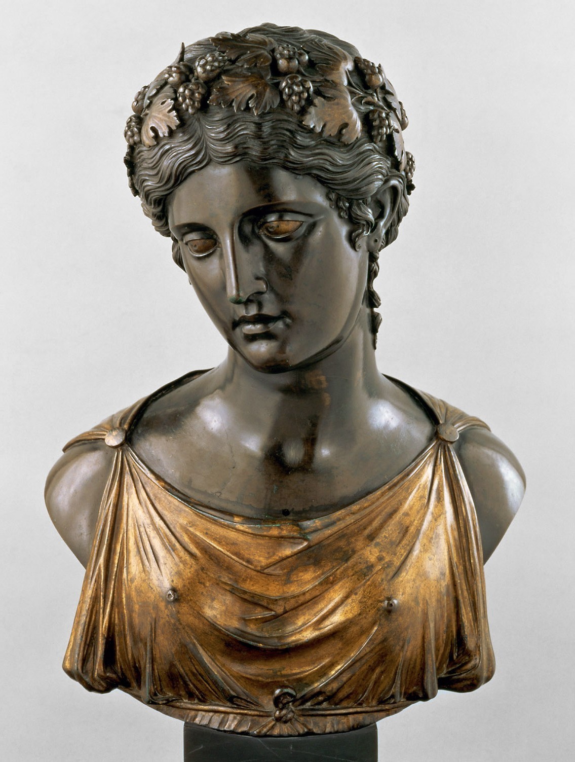 acrosscenturiesandgenerations:▪︎ Bust of Ariadne.Culture: MantuaDate: ca. 1520-1522Artist: Pier Jacopo Alari de Bonacolsi, called Antico (ca. 1460 Mantua - 1528 Gazzuolo)Medium: Bronze, partly gilded