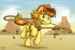 bcpony:It’s Braeburn using his lasso~ =3It