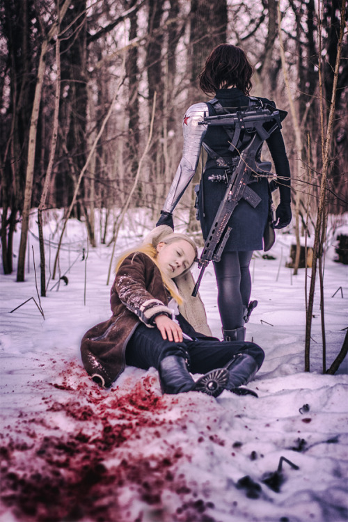 a-twins:Winter Soldier/Bucky cosplay.Winter Soldier/Bucky by Evgenia a.k.a. mercury. (A-Twins a.k.a.