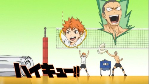 Algunos eyecatches de la primera parte de Haikyu!!.El resto en Nijimen.