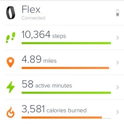 Oops…nailed it again! #FitBit #10kClub