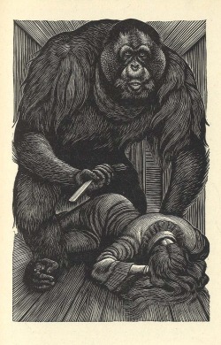 sepiapath:  Fritz Eichenberg Illustrations to the Tales of Poe, 1944 