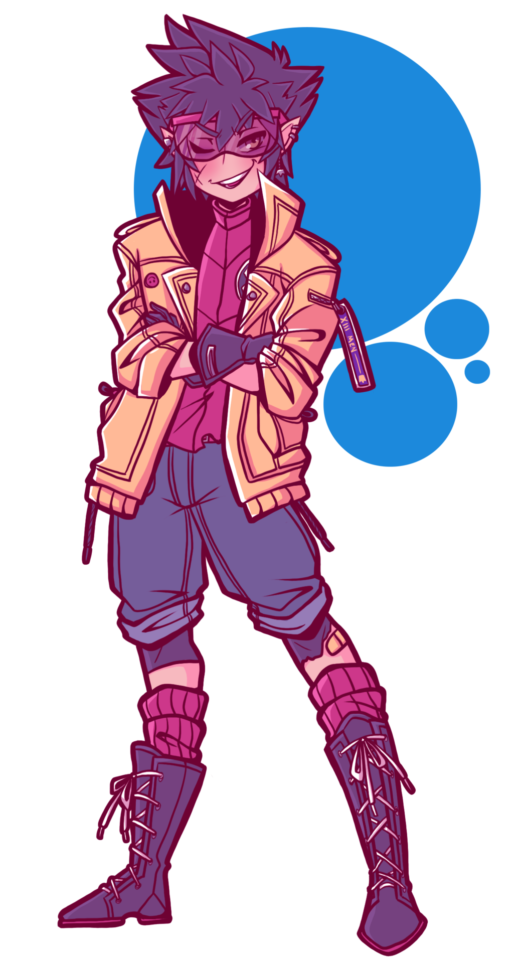 destiny-islanders:  Don’t ask me why I doodled Vanitas wearing Jubilee’s outfit,