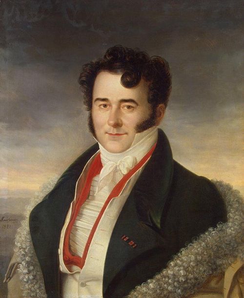 history-of-fashion:1821 Marie Gomion - Portrait of Boris Kurakin