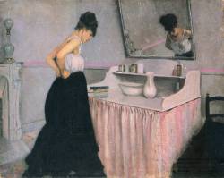 showmethe-monet:  Gustave Caillebotte - Woman