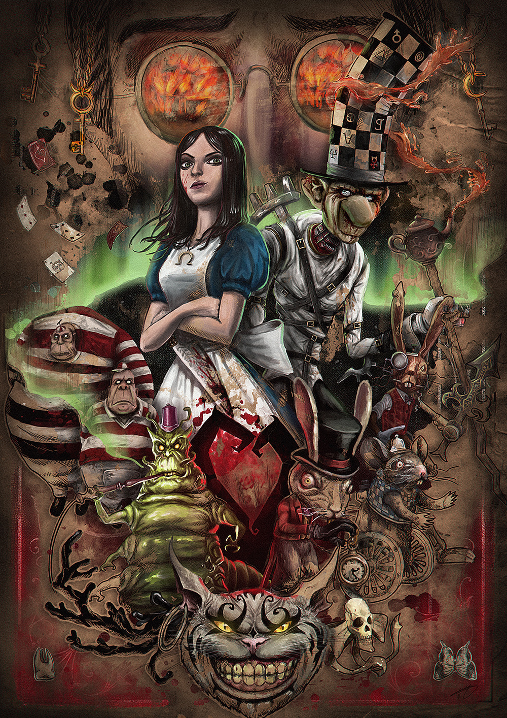 My 6 months progress on my Alice madness returns fanart : r/ArtProgressPics