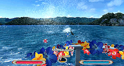 obscurevideogames:  runningwithhelicopters:Try explaining that one to the authorities. Let’s Go Island (Sega - arcade - 2011) 