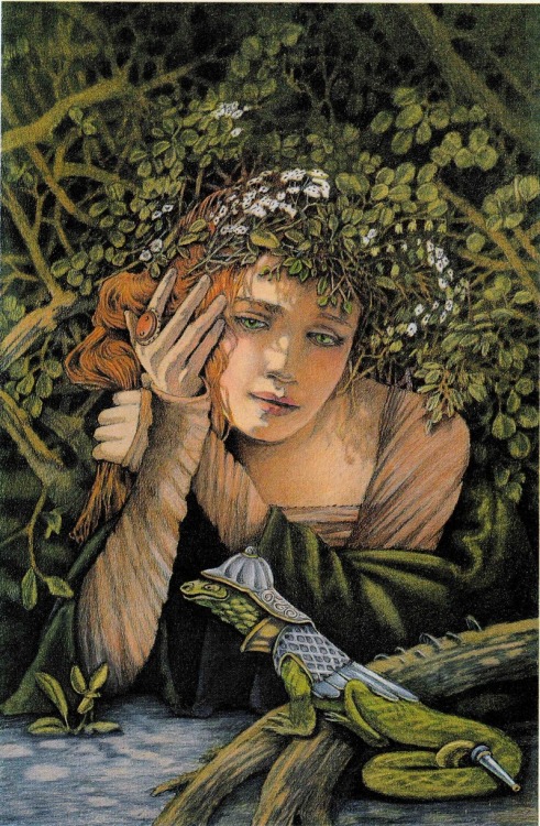 alifeoffairytales:Illustrations by Winslow Pinney Pels for “Noble-hearted Kate” by Marianna Mayer, 1